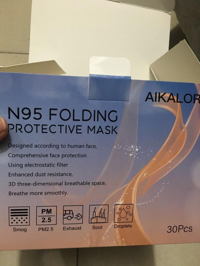 KN95 Respirator Face Mask Protection Mask with FDA  CE certification (30p/pack)